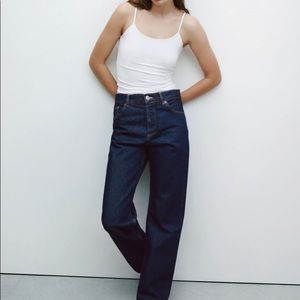 Zara strappy stretch top white M good condition